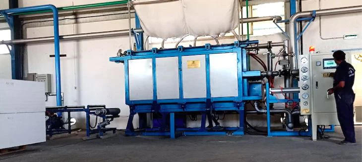 3m Auto Air Cooling EPS Block Molding Machine
